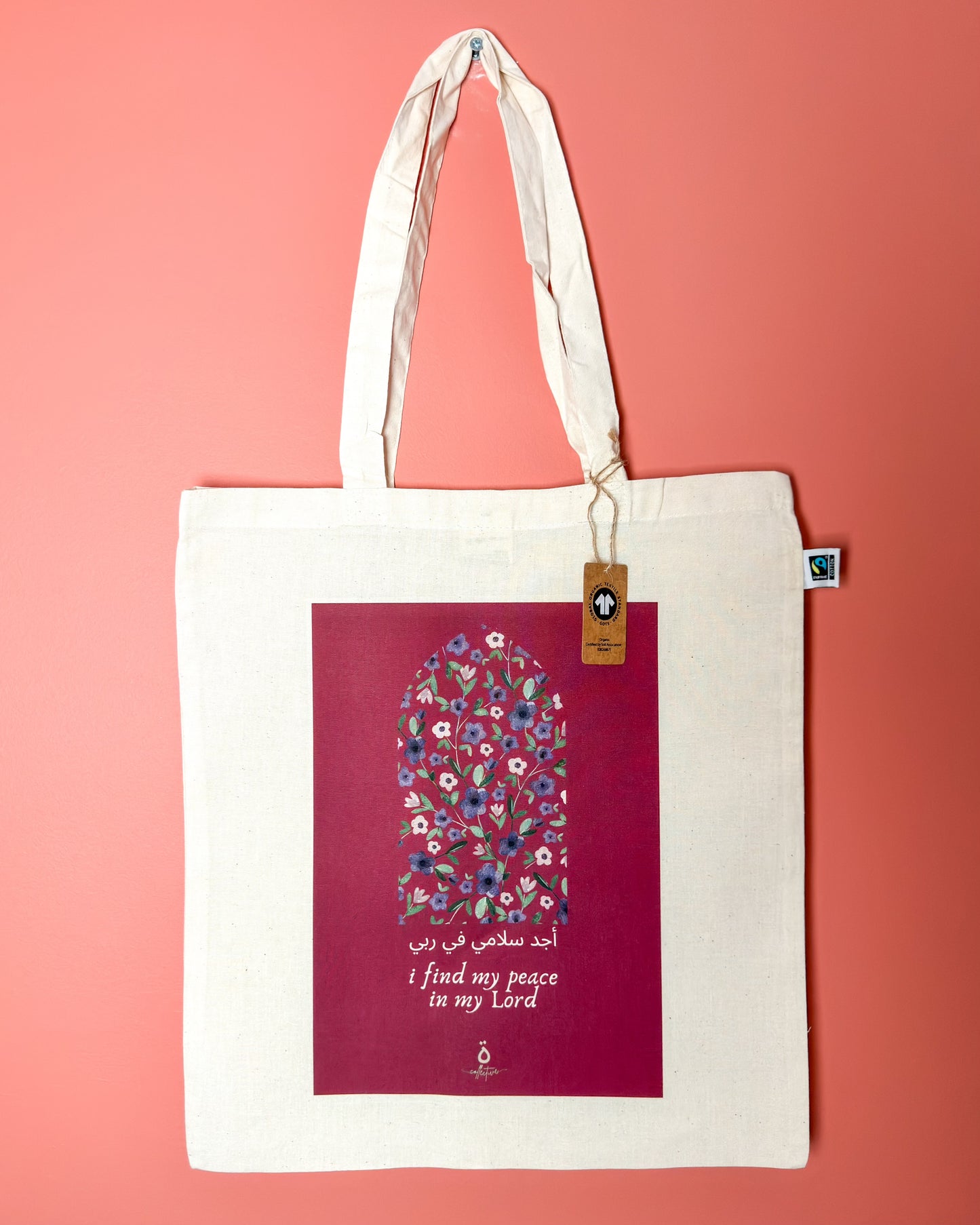 I find peace in my Lord tote bag
