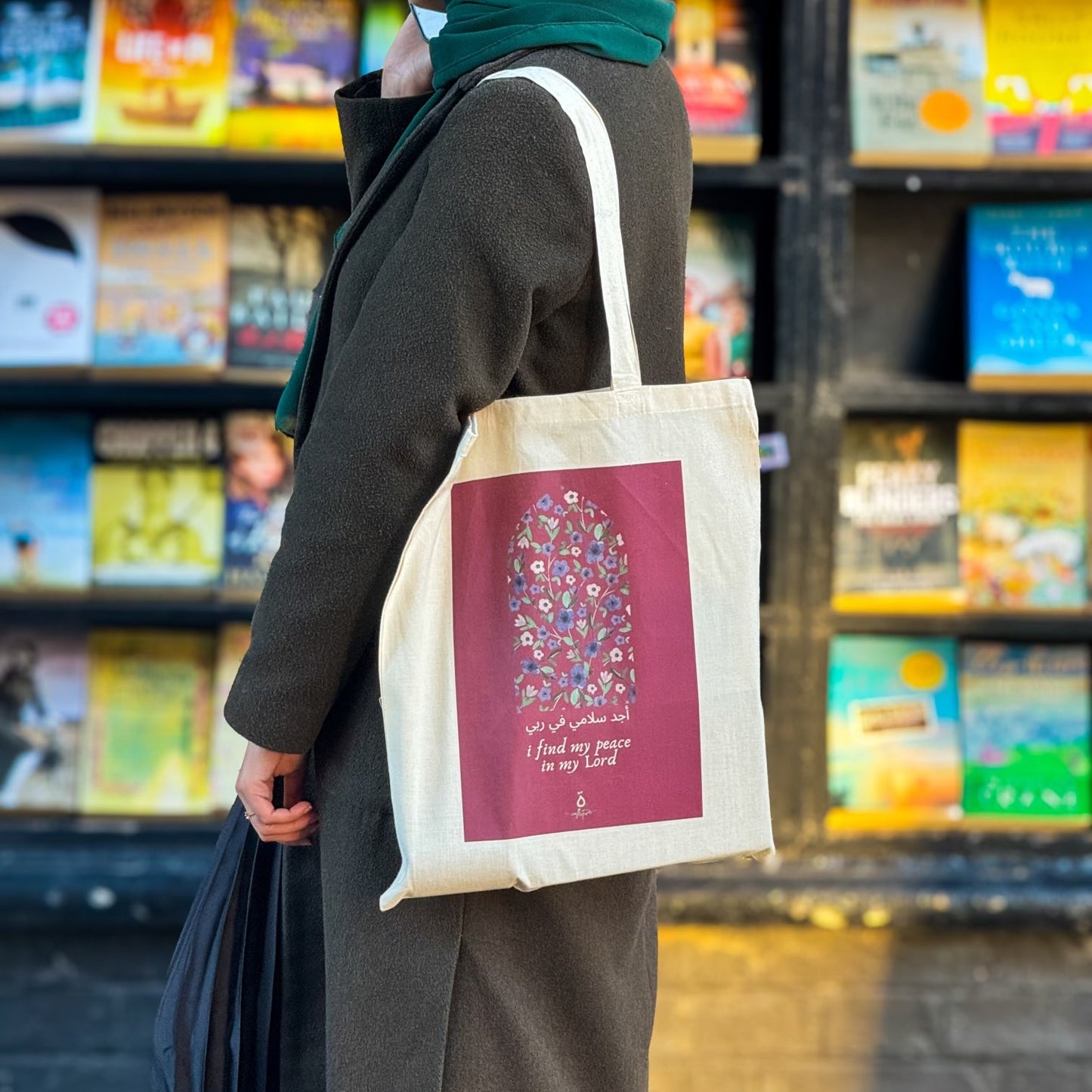 I find peace in my Lord tote bag