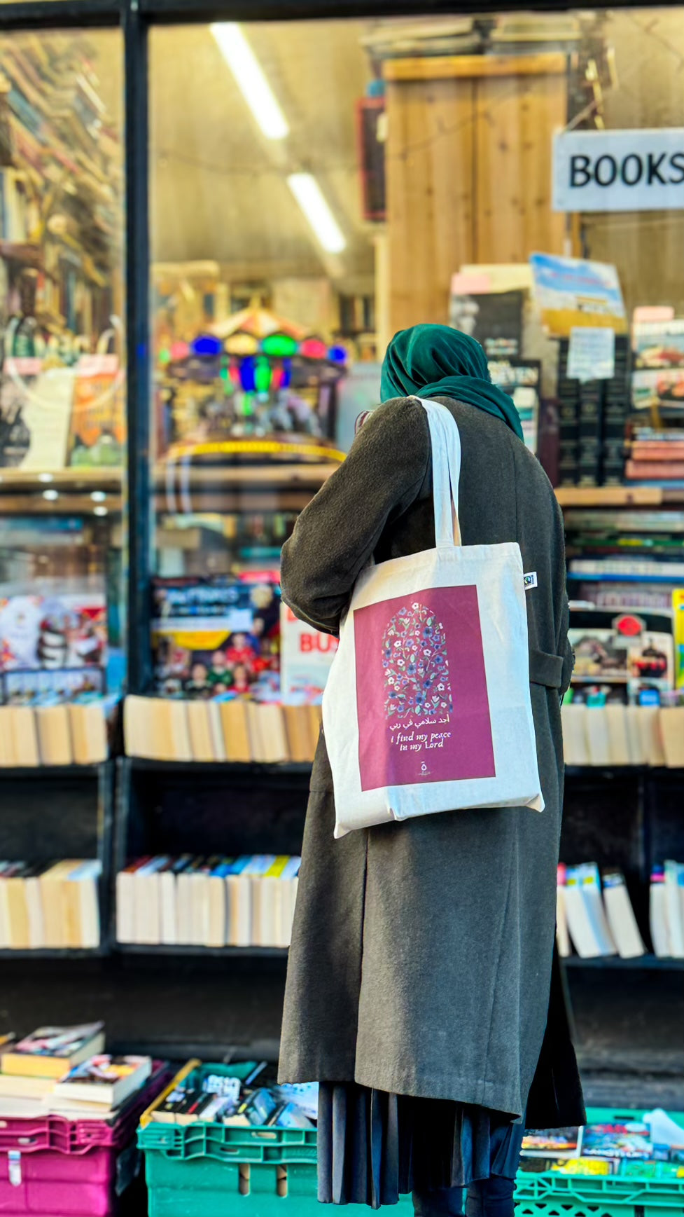 I find peace in my Lord tote bag